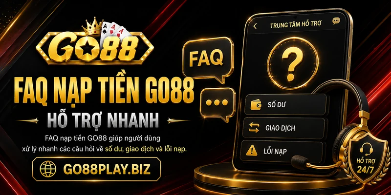 FAQ nạp tiền GO88 cho người mới