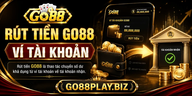 Rút tiền GO88 từ ví tài khoản
