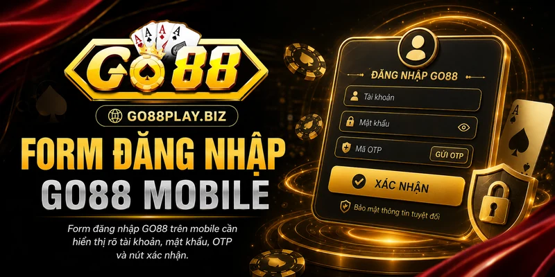 Thông tin đăng nhập GO88 cần chuẩn bị
